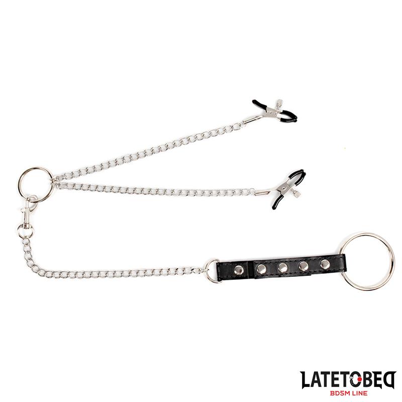 Nipple Clamps With Penis Ring
