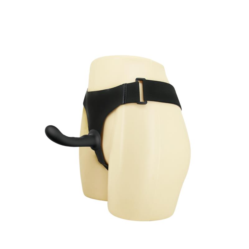 Strap-on with Silicone Dildo Black