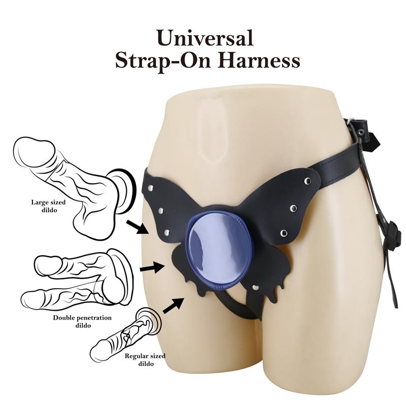 Wells Universal Strap-On Harness with Dildo