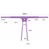 Easy Strap On Harness Polka Dots Purple