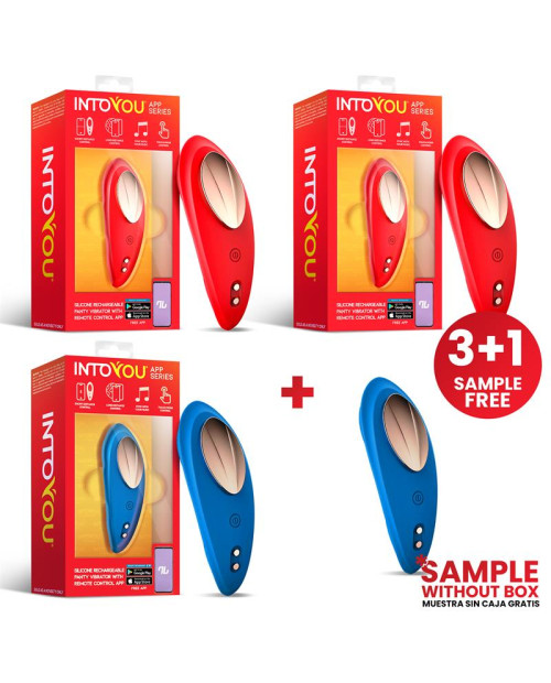 Pack 3 + Tester Vibrating Panty with APP