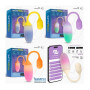 Pack 3+1 NexEgg Vibe Vibrating Egg Double Layer Silicone App