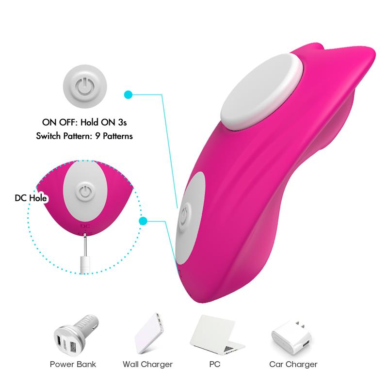 Magnetic panty vibrator