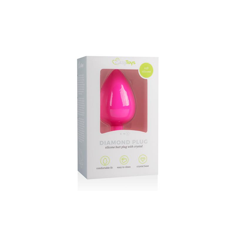 Diamond Plug Large - Pink
