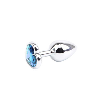 Anal Plug with Heart Gem