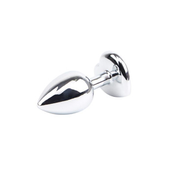 Anal Plug with Heart Gem
