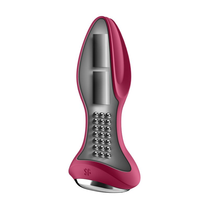 Rotator Plug 2+ Butt Plug with APP USB Fuchsia