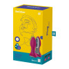 Rotator Plug 2+ Butt Plug with APP USB Fuchsia