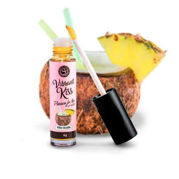 Lip Gloss Vibrant Kiss Pi?a Colada Flavor