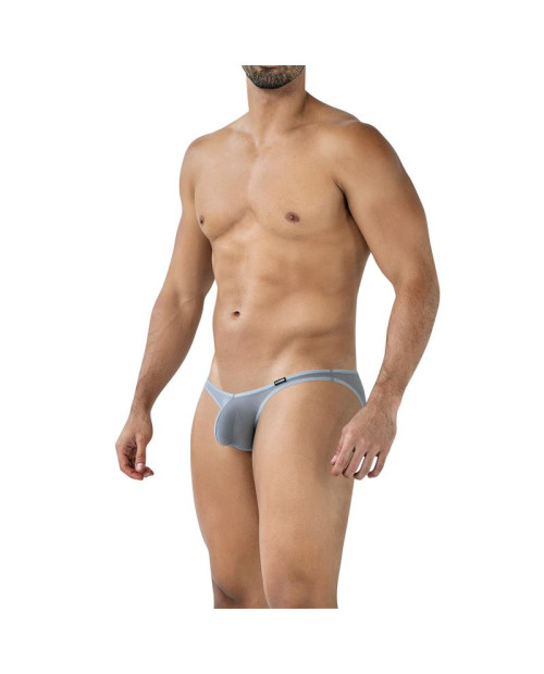 C4MSPXBUL01 Low Rise Bulge Brief Mesh Grey