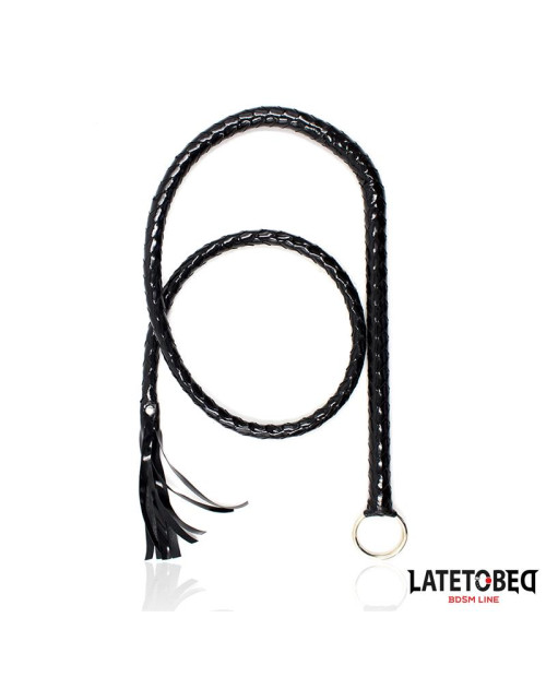 Shiny Black Long Whip 138cm