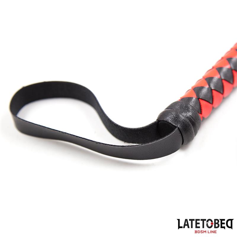Long  Whip Blacl and Red 210cm