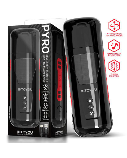 Pyro Advanced Thrusting, Rotating and Moaning Masturbator