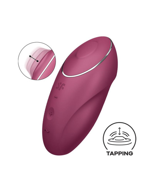 Tap and Climax 1 Vibrator and tapping  Red
