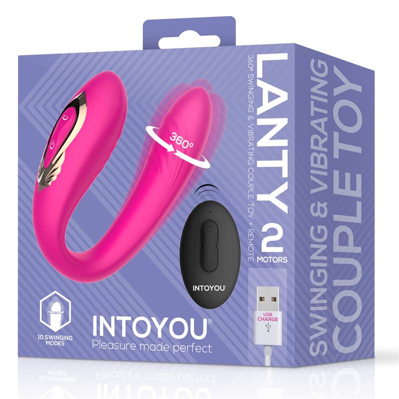Lanty Couples Toy with 360? Oscillation and Remote Control