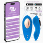 Panty Vibrator with App Silicone Blue
