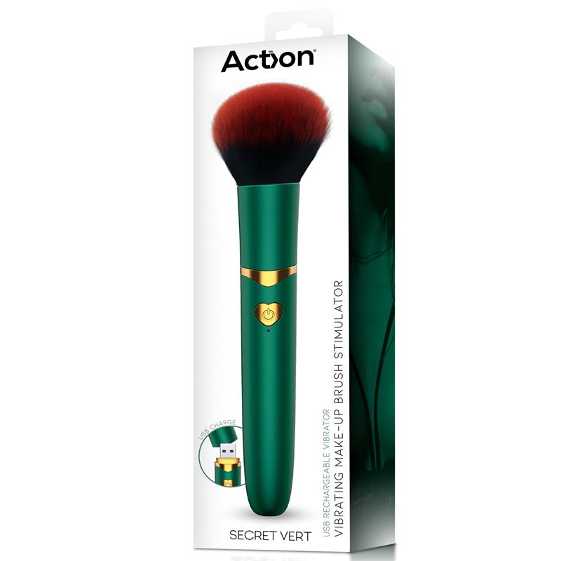 Secret Vert Vibrating Make-Up Brush Green