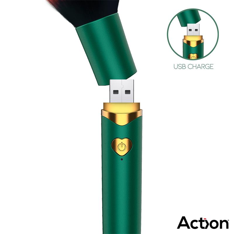 Secret Vert Vibrating Make-Up Brush Green