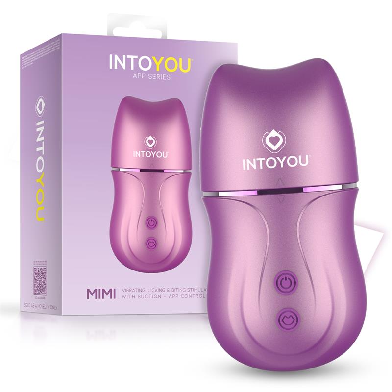 Mimi Stimulator with Licking, Biting, Suction and Vibration USB-C with APP