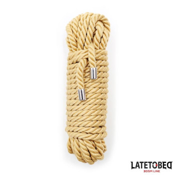 Bondage Rope with Metal Details  10m