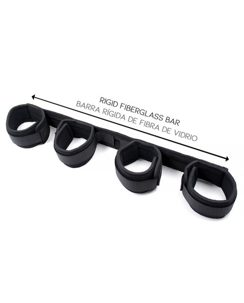 Spreader Bar with Rigid Bar and Soft Cuffs