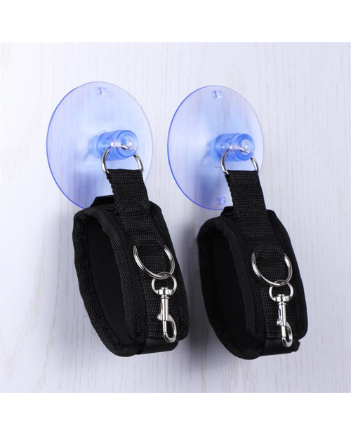 Adjustable Anklecuffs with Suction Cups
