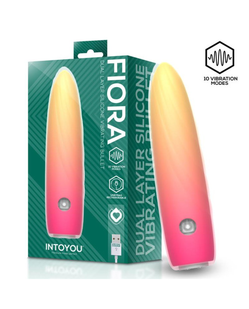 Fiora Dual Layer Silicone Vibrating Bullet