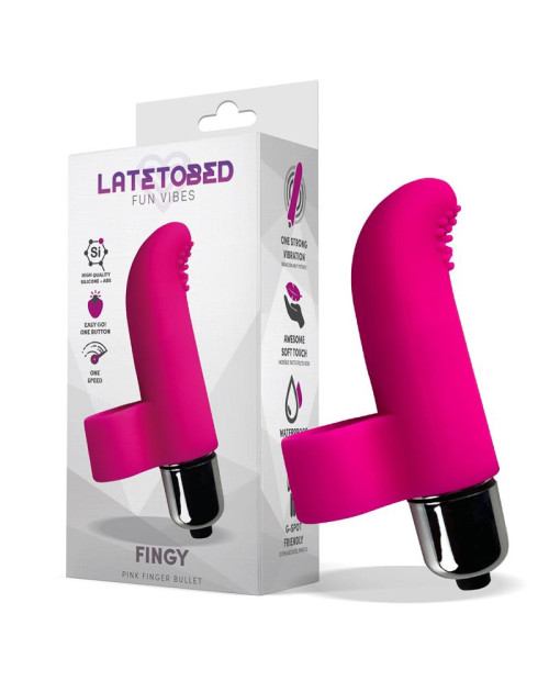 Fingy Finger Bullet Silicone Pink