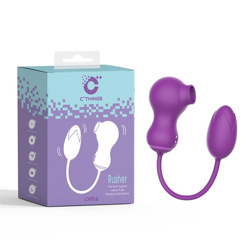 Rusher Clitoris Sucker and Vibrating Egg
