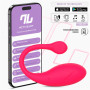 Bulby Vibrating Egg with App Dark Pink
