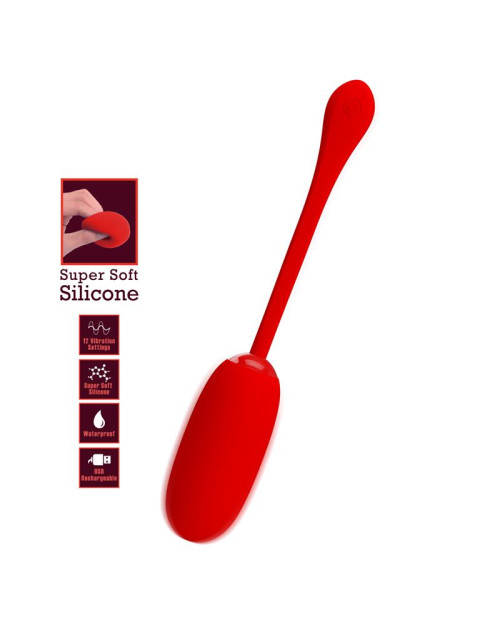 Julius Vibrating Egg Red