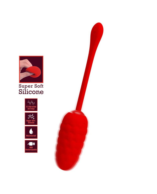 Marina Vibrating Egg Red