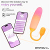 NexEgg Motion Vibrating Egg with Thrusting App Orange/Pink