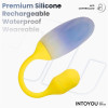 NexEgg Vibrating Egg Double Silicone Layer App Yellow/Purple