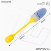NexEgg Vibrating Egg Double Silicone Layer App Yellow/Purple
