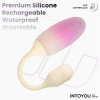 NexEgg Vibrating Egg Double Silicone Layer App Beige/Pink