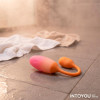 NexEgg Vibrating Egg Double Silicone Layer App Orange/Pink