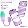 NexEgg Vibrating Egg Double Silicone Layer App Lilac/Pistachio