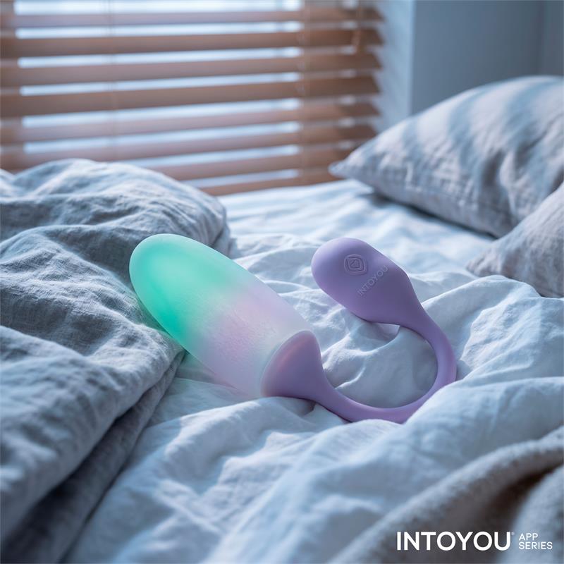 NexEgg Vibrating Egg Double Silicone Layer App Lilac/Pistachio