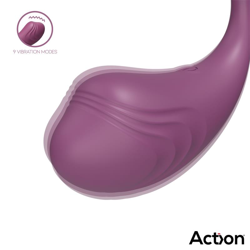 Luvia Vibrating Purple Egg w/Remote Cl.120