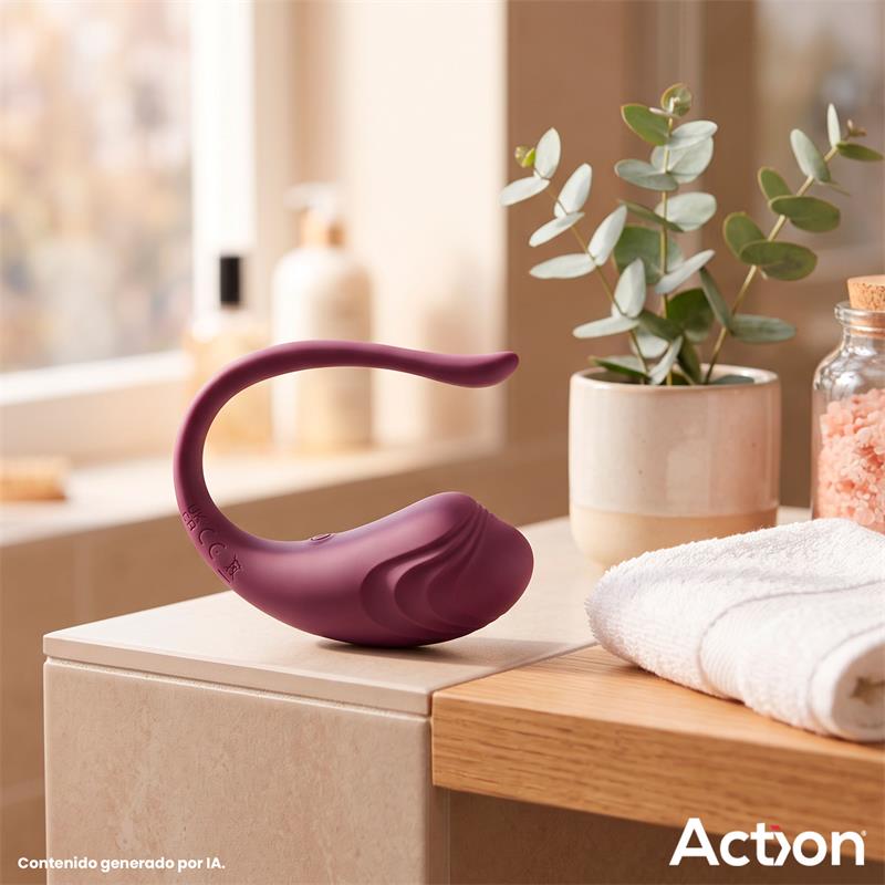 Luvia Vibrating Purple Egg w/Remote Cl.120