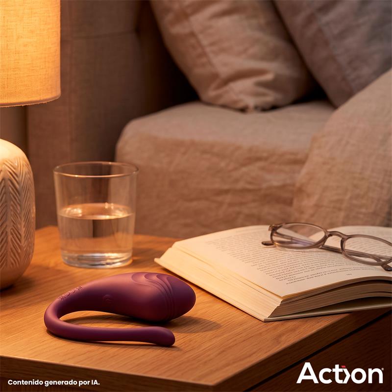 Luvia Vibrating Purple Egg w/Remote Cl.120