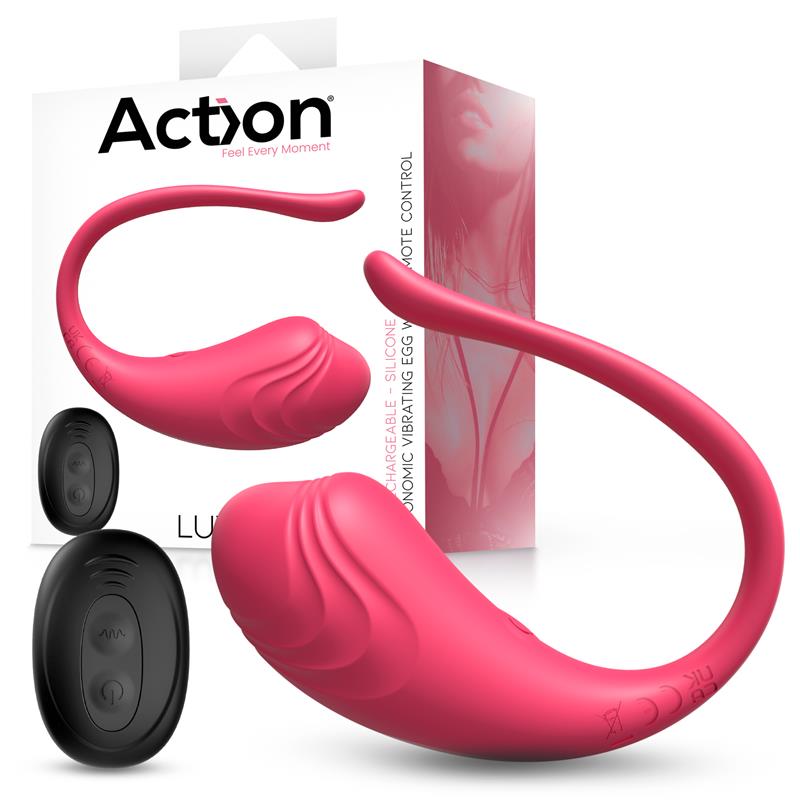Luvia Vibrating Egg with Remote Control Pink