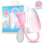 FloraeVibrating Egg with Rose-Shaped Stimulator
