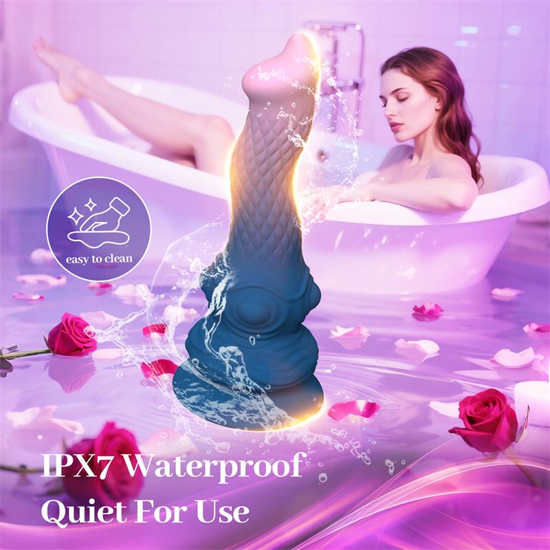 Fantasy Dildo with Vibration, Oscilation and Suction Cup