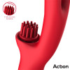 Bilma Vibe with Brushing Clit Stimulator and Alternating Function