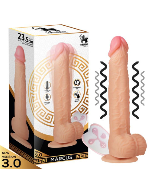 Marcus Realistic Vibrating Dildo with Remote