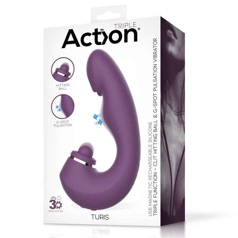 Turis Soft Hitting Ball with G-Spot Pulsation and Vibration