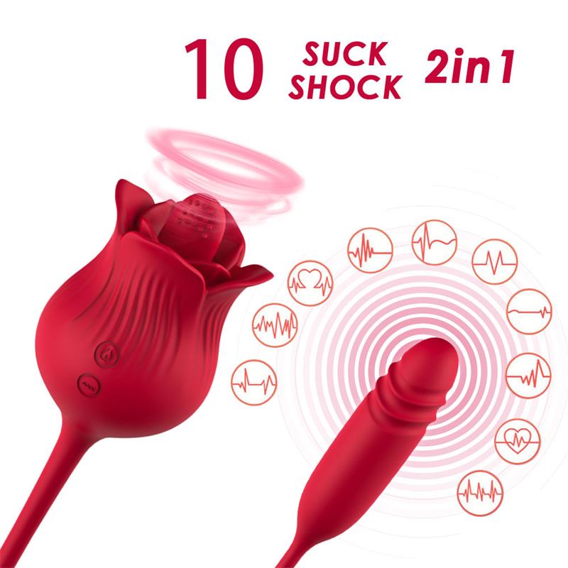 Vibrating Rose with Thrusting and Licking  USB