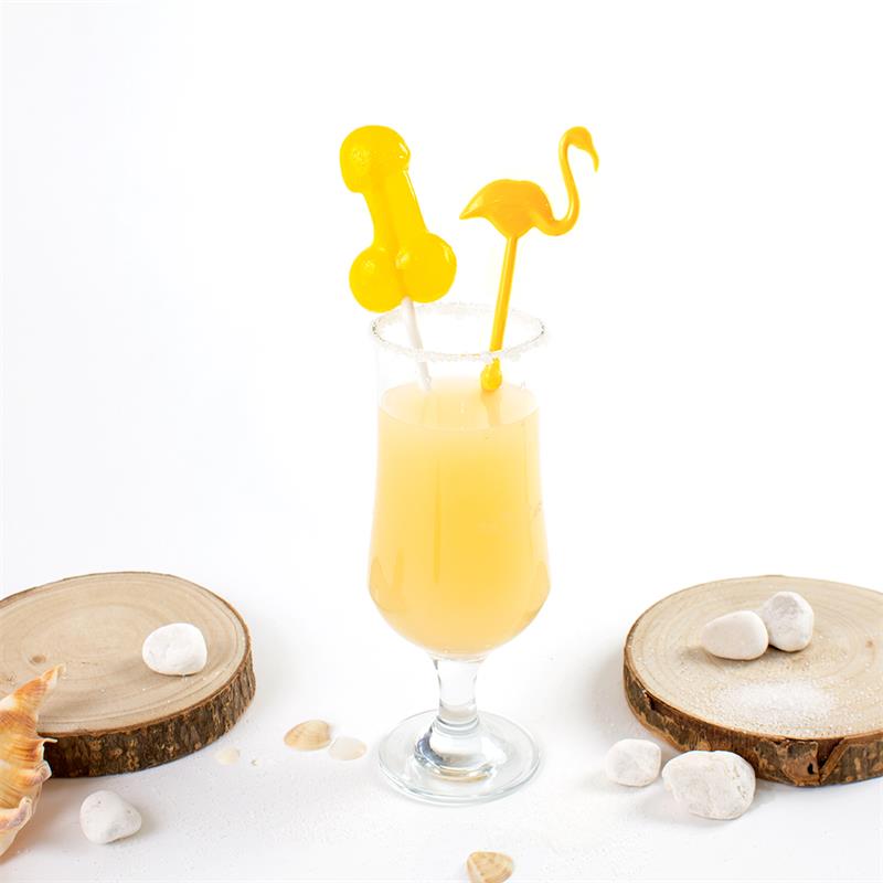 Penis Shaped Lollipop Pi?a Colada Flavor with Alcohol